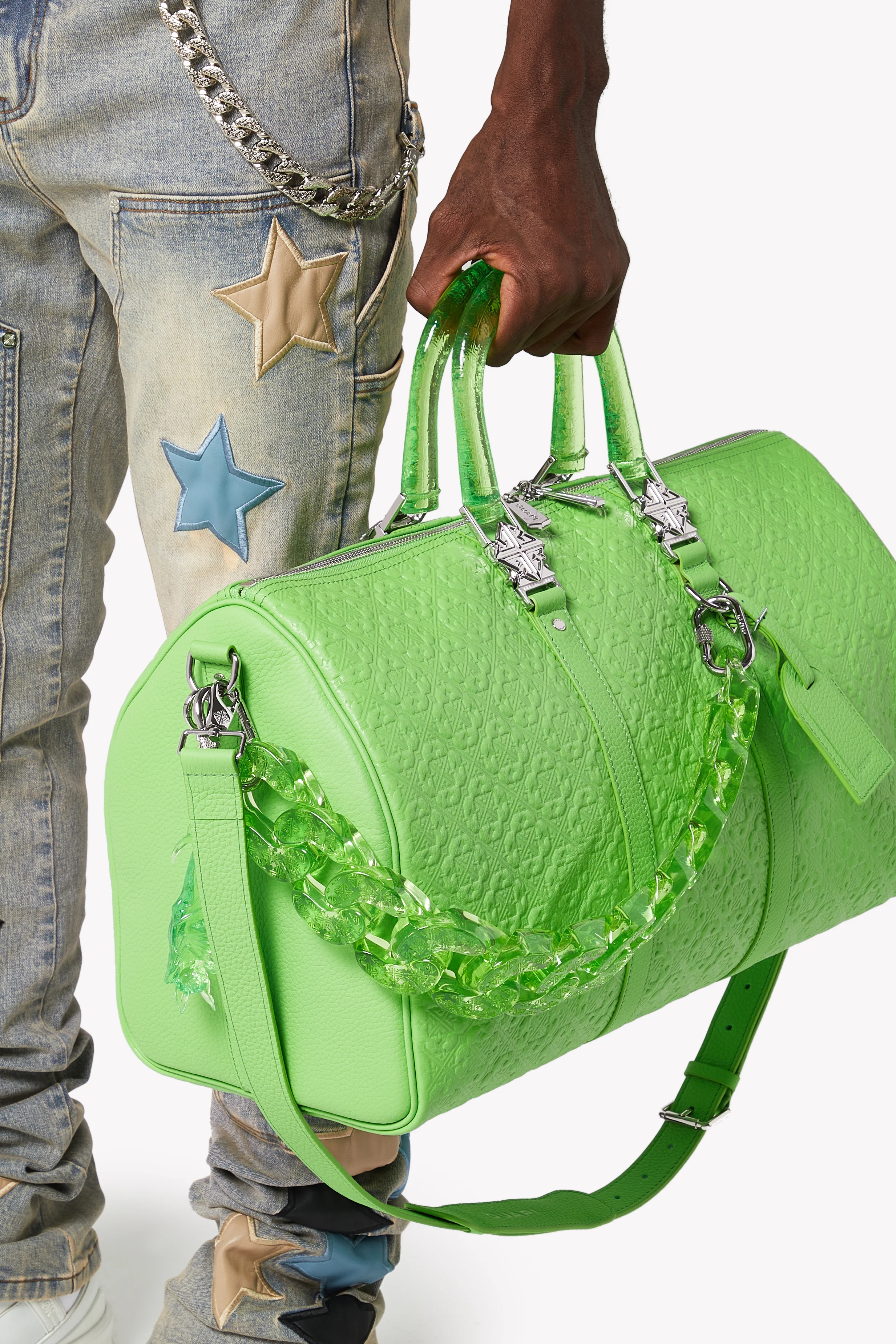 Slime Green Duffle Bag - Image 10