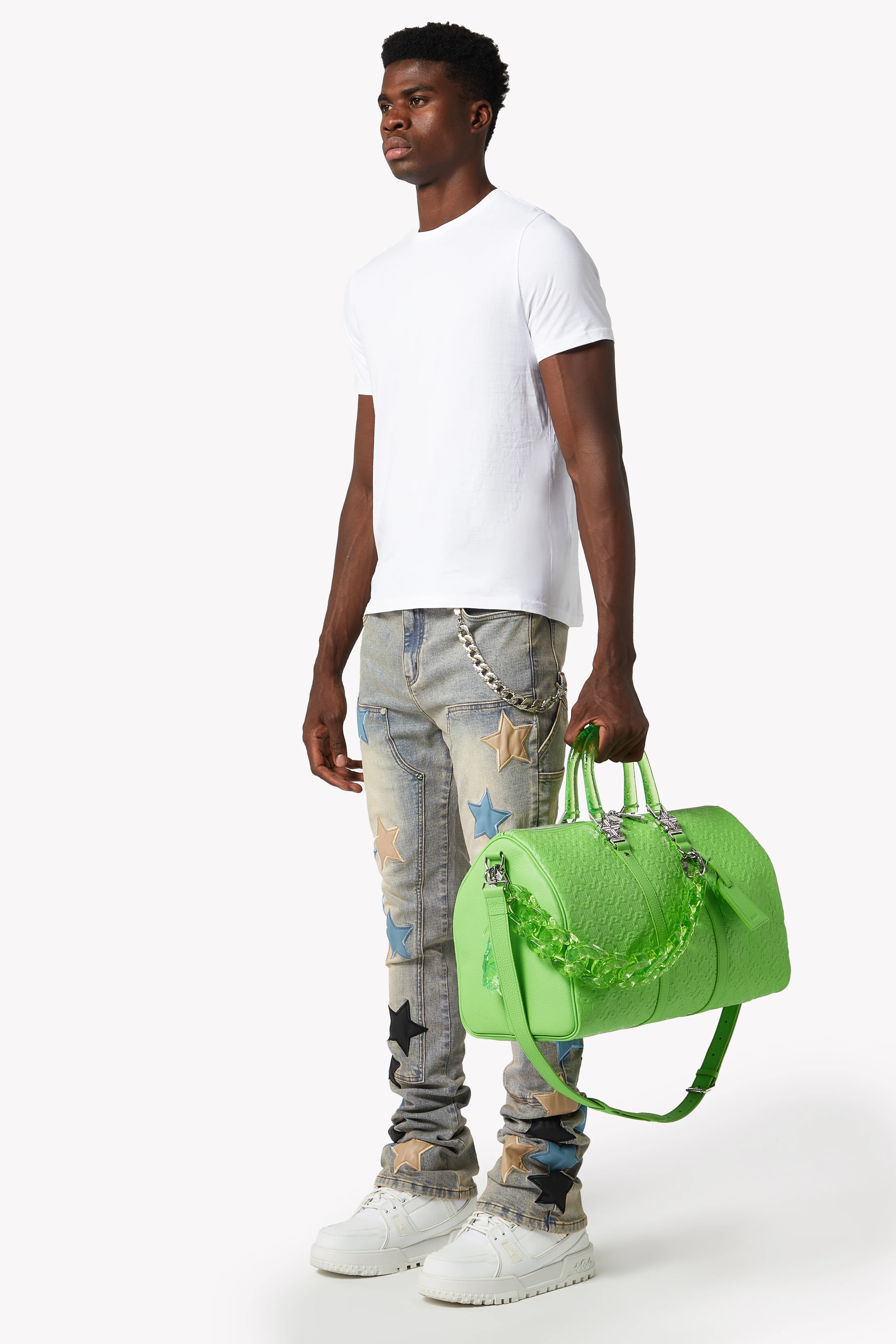 Slime Green Duffle Bag - Image 9