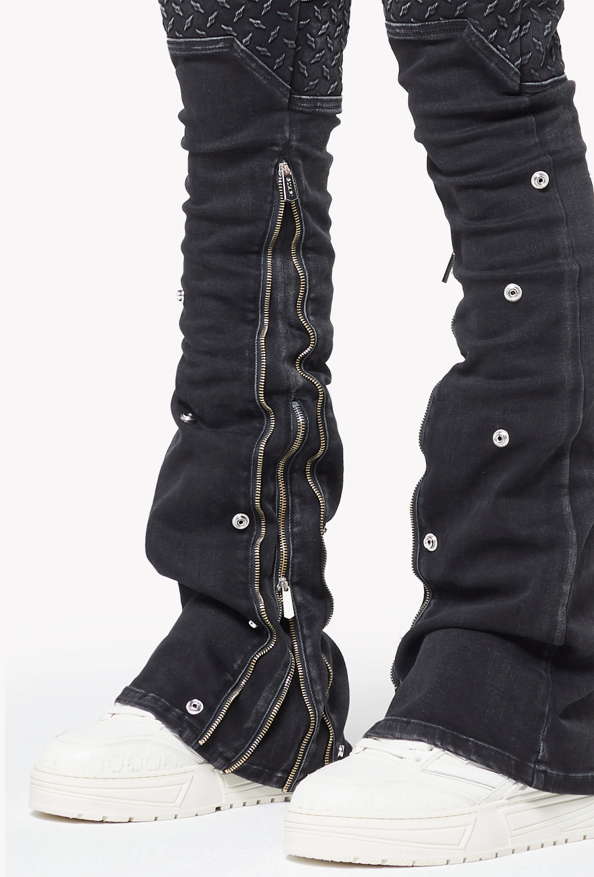 Vintage Black Steel Plate Denim - Image 10
