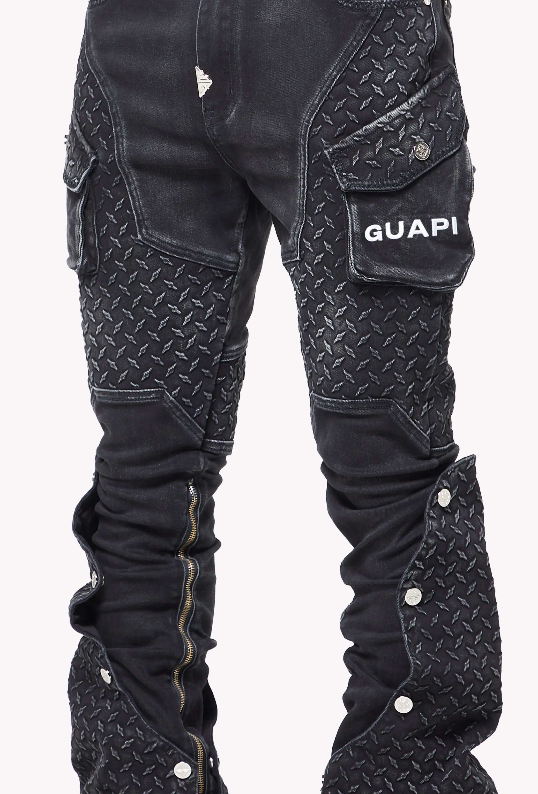 Vintage Black Steel Plate Denim - Image 13