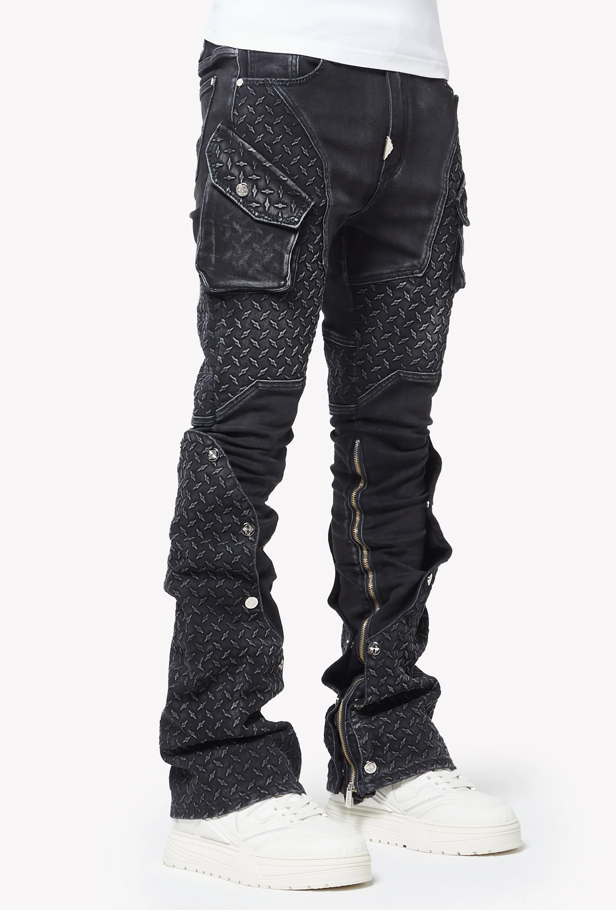 Vintage Black Steel Plate Denim - Image 5