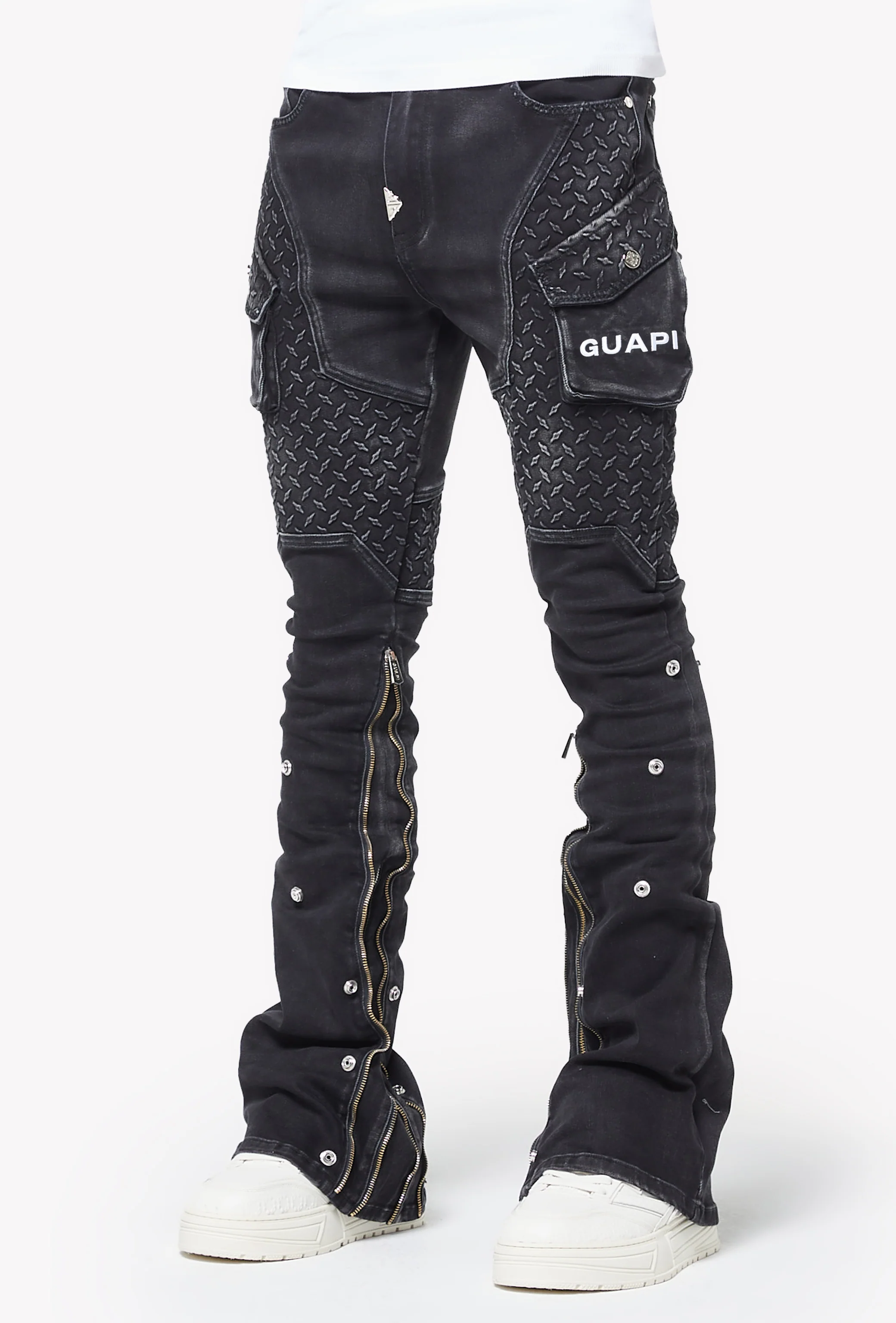 Vintage Black Steel Plate Denim - Image 8
