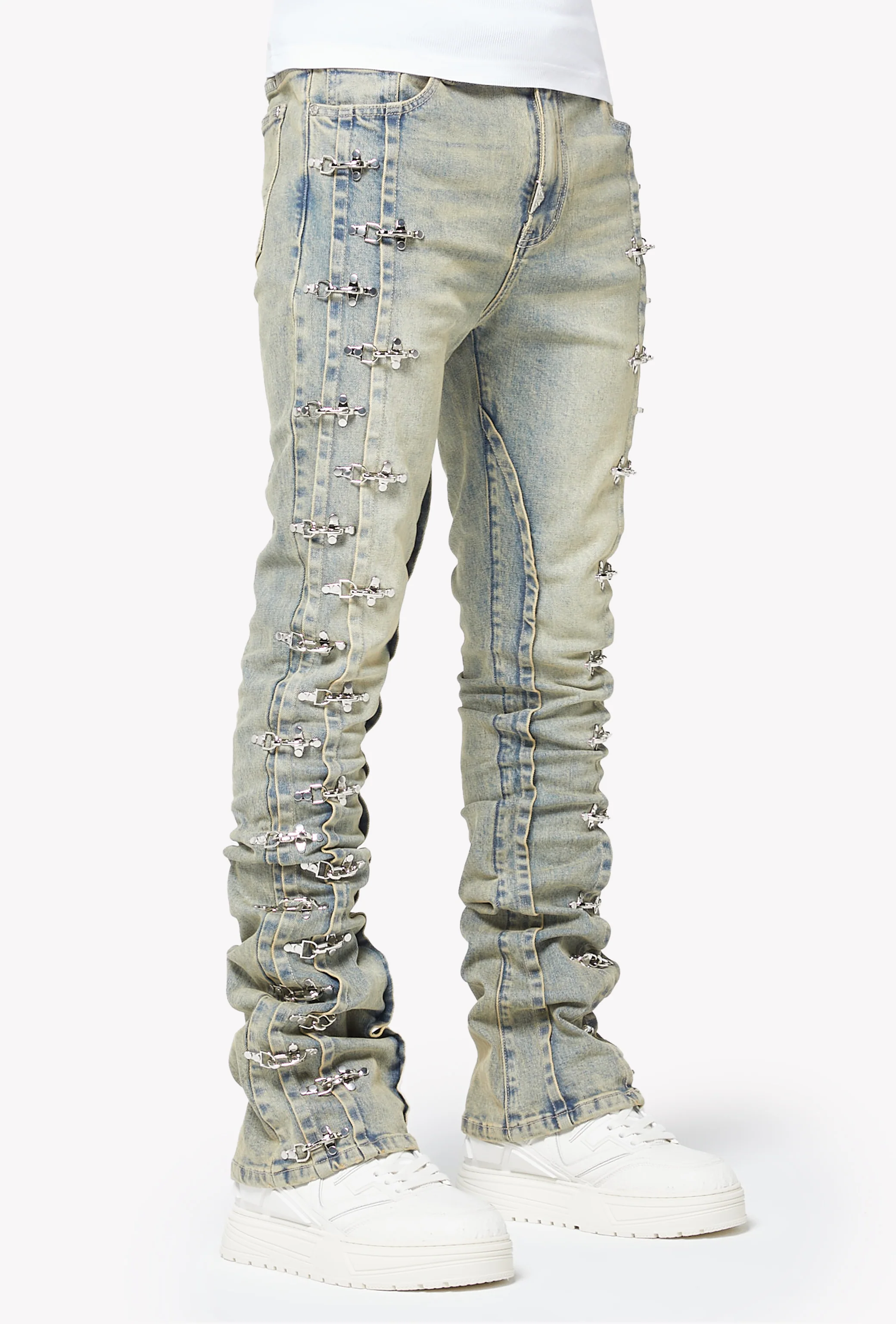 Vintage Blue Aviation Clasp Denim - Image 5