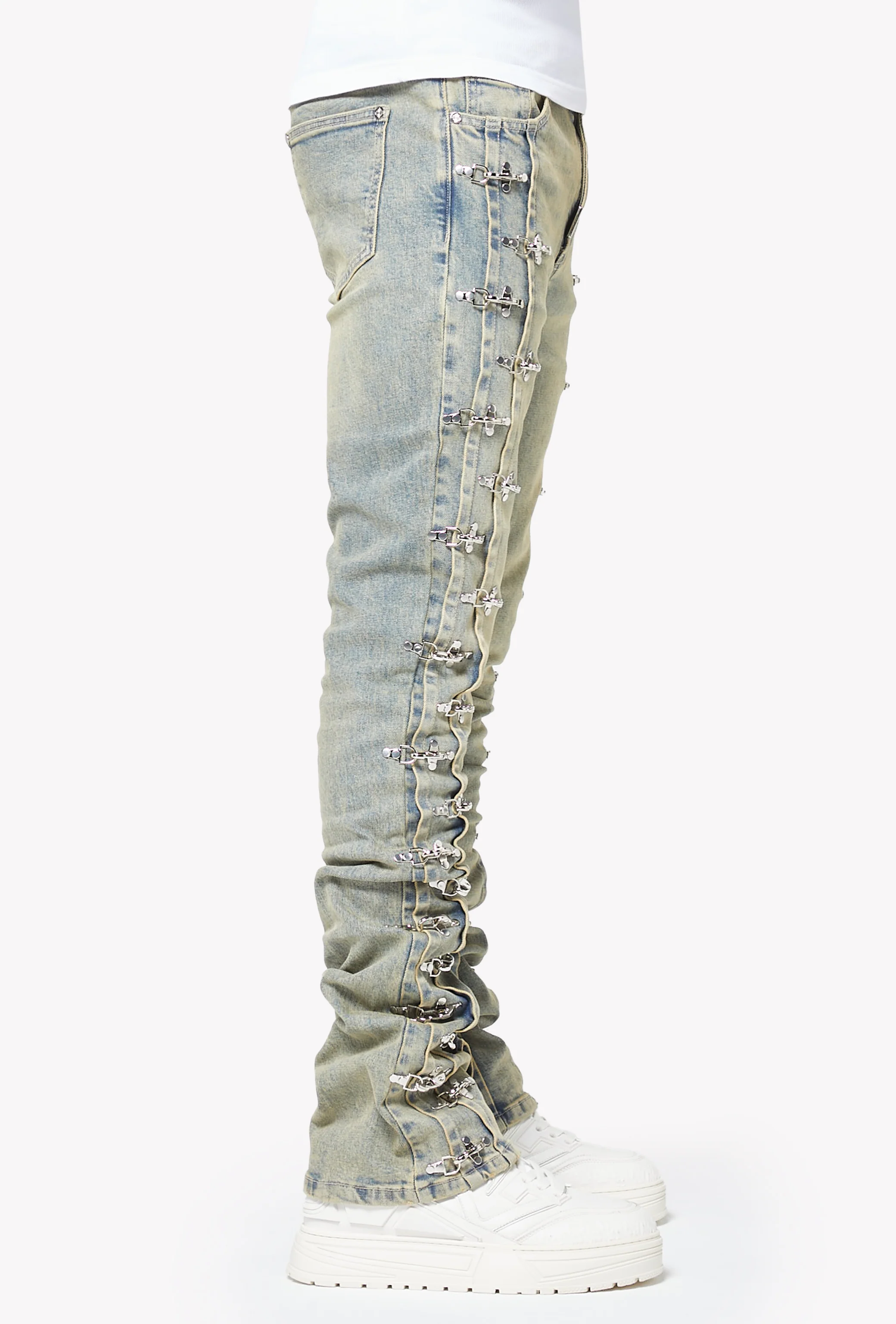 Vintage Blue Aviation Clasp Denim - Image 6
