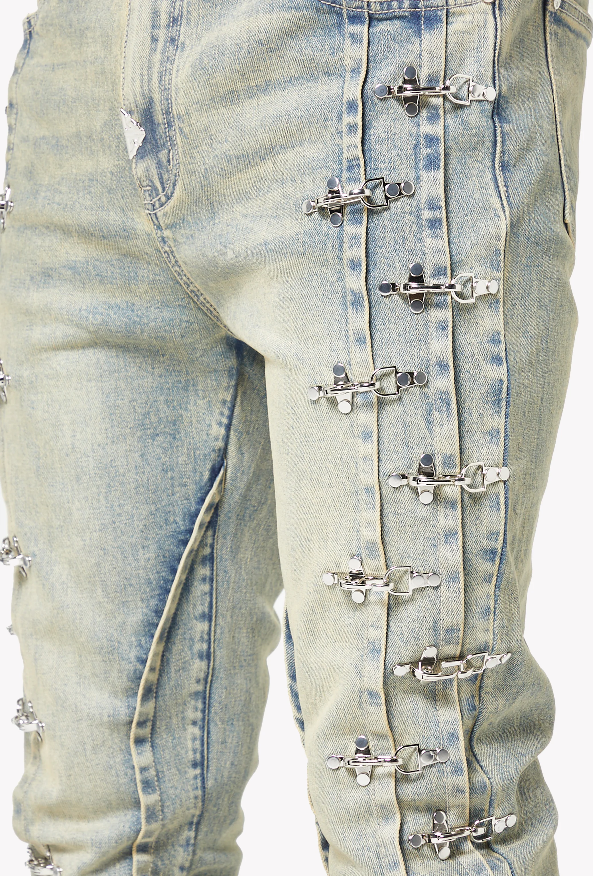 Vintage Blue Aviation Clasp Denim - Image 8