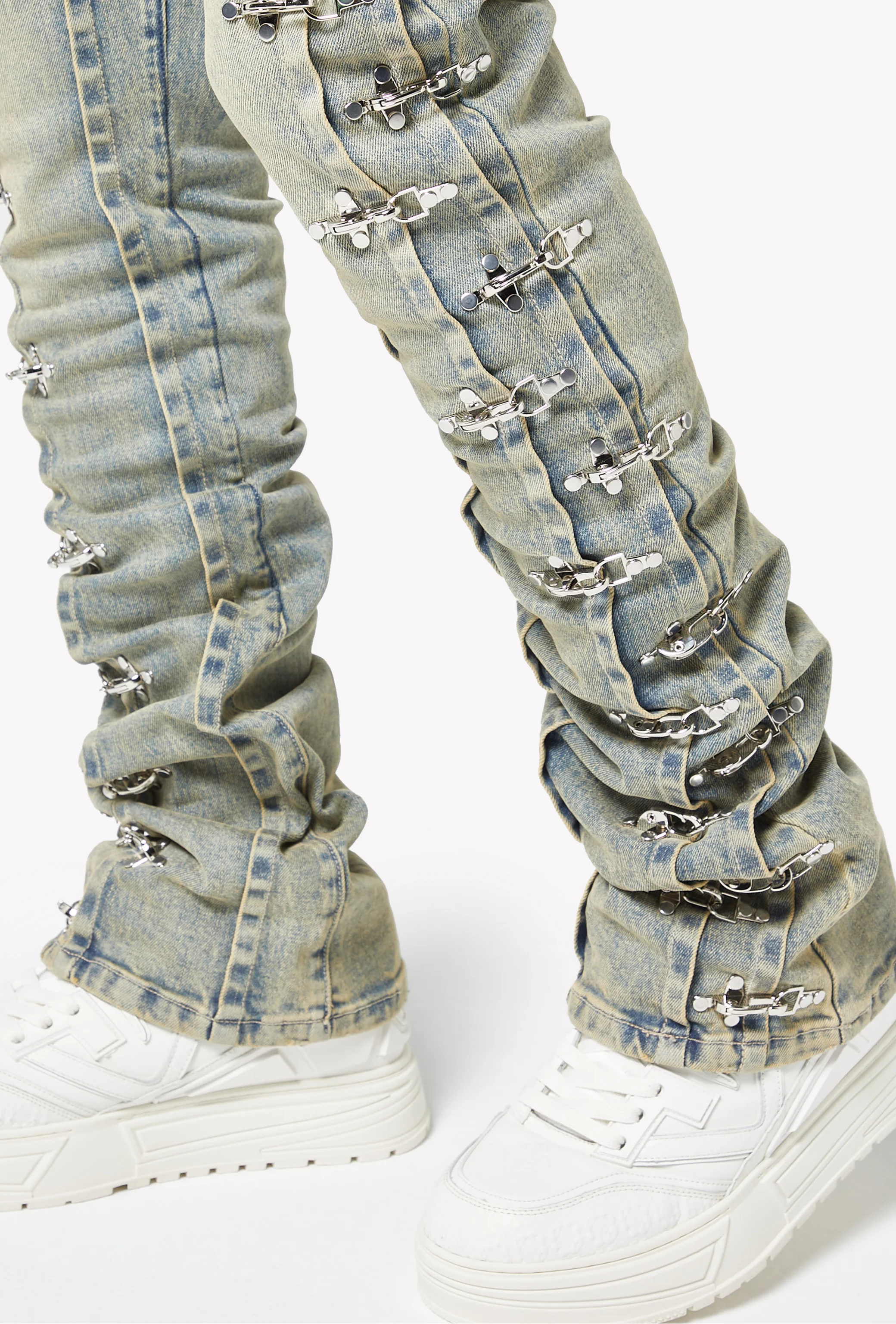 Vintage Blue Aviation Clasp Denim - Image 9