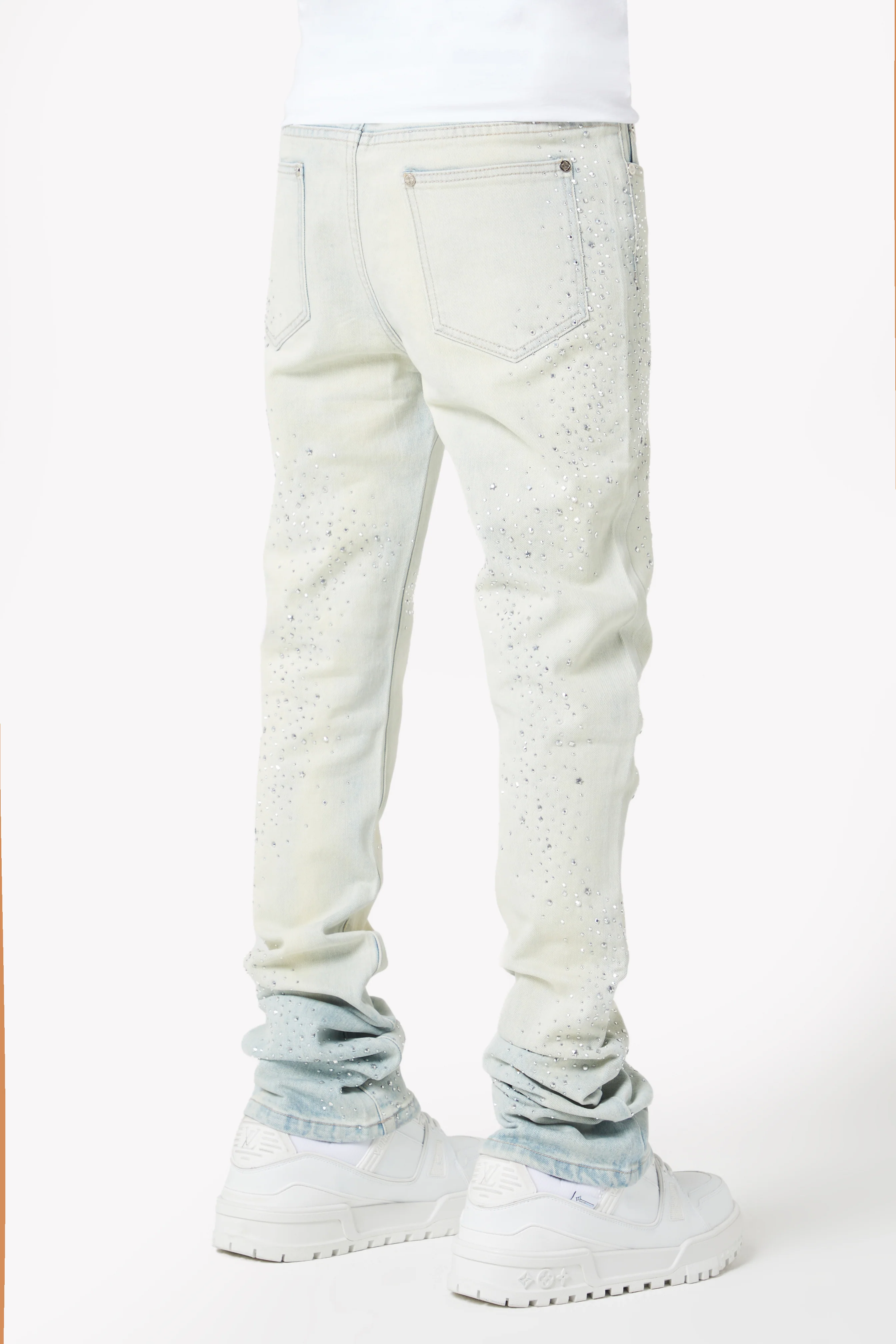 Vintage Blue Starry Sky Denim - Image 4