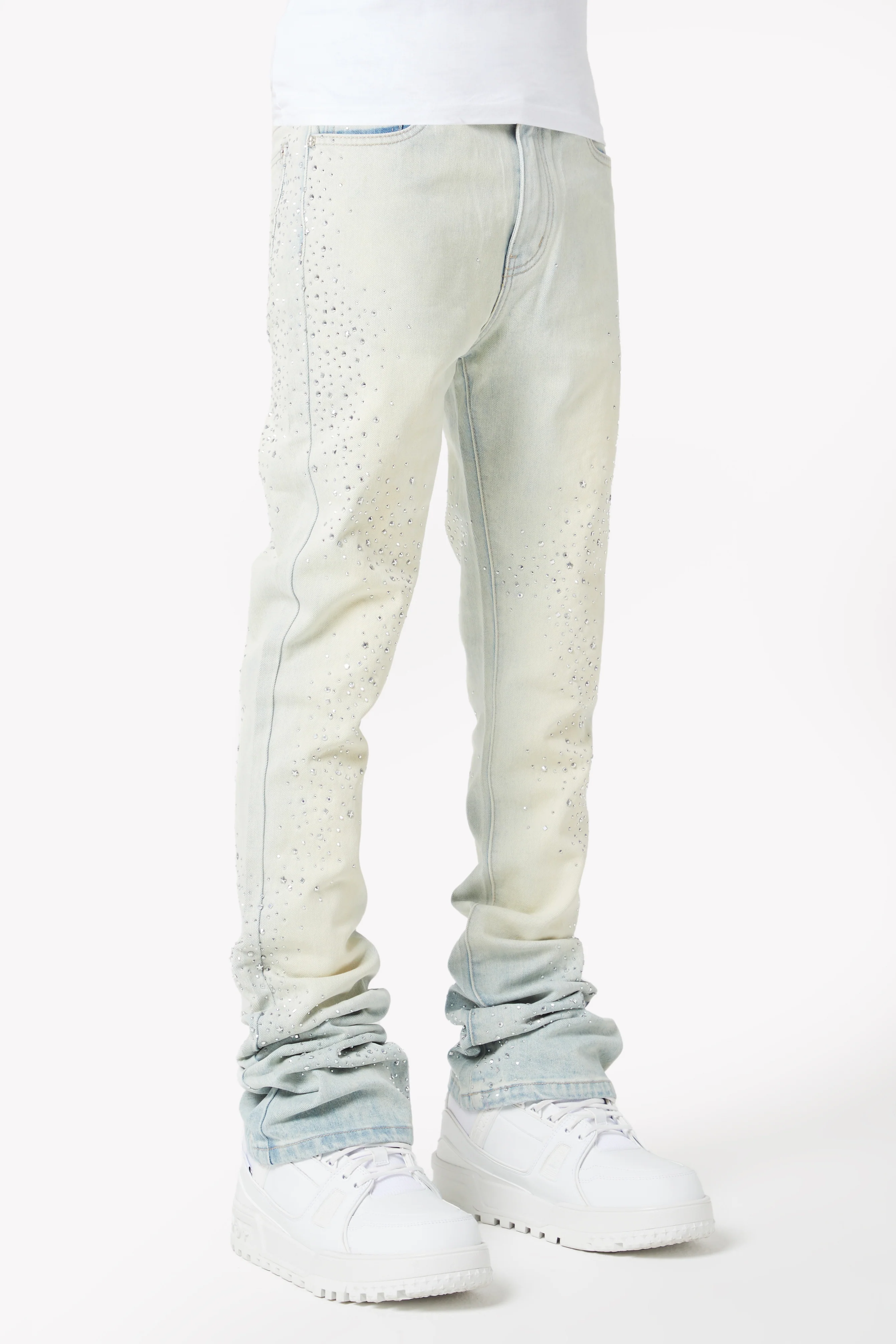Vintage Blue Starry Sky Denim - Image 5