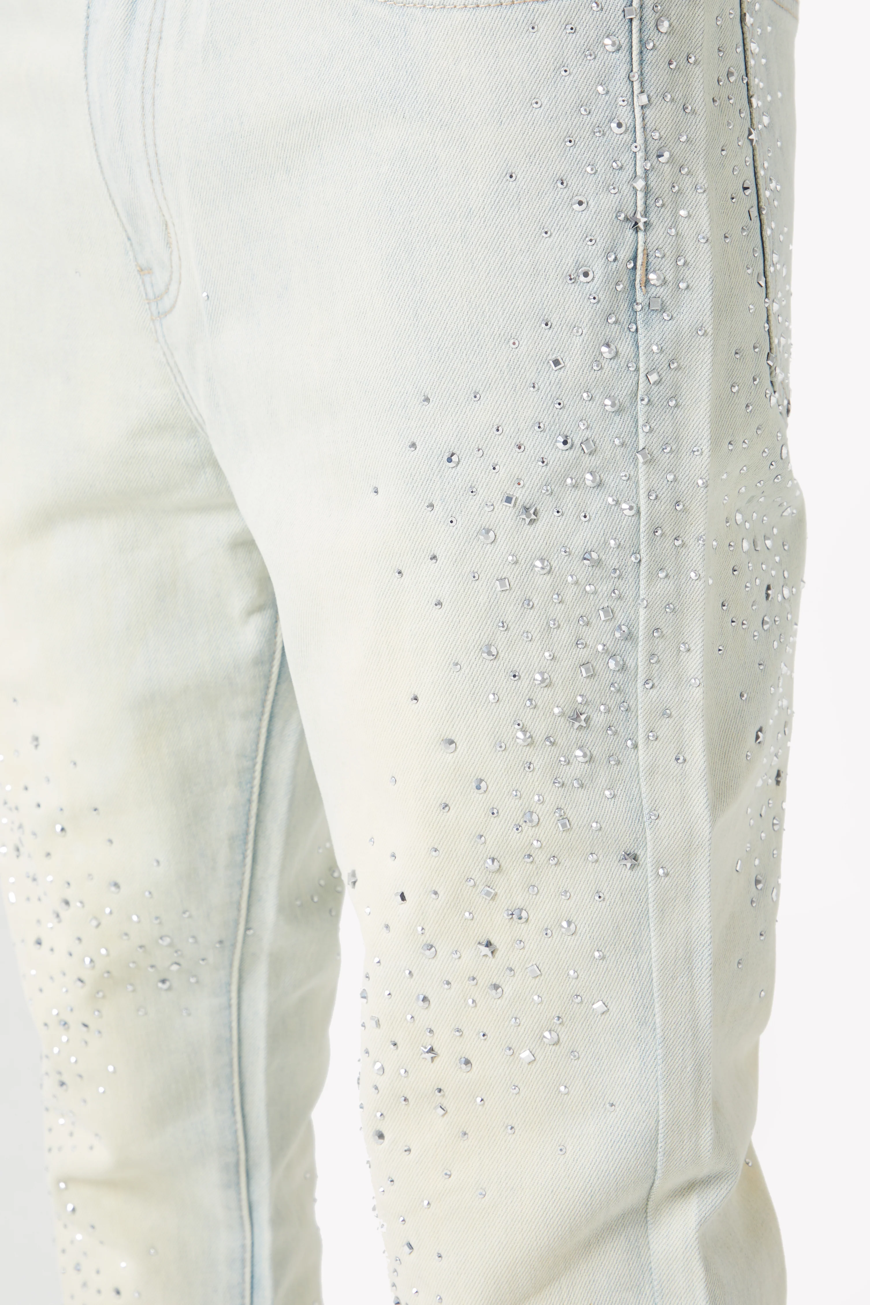 Vintage Blue Starry Sky Denim - Image 7