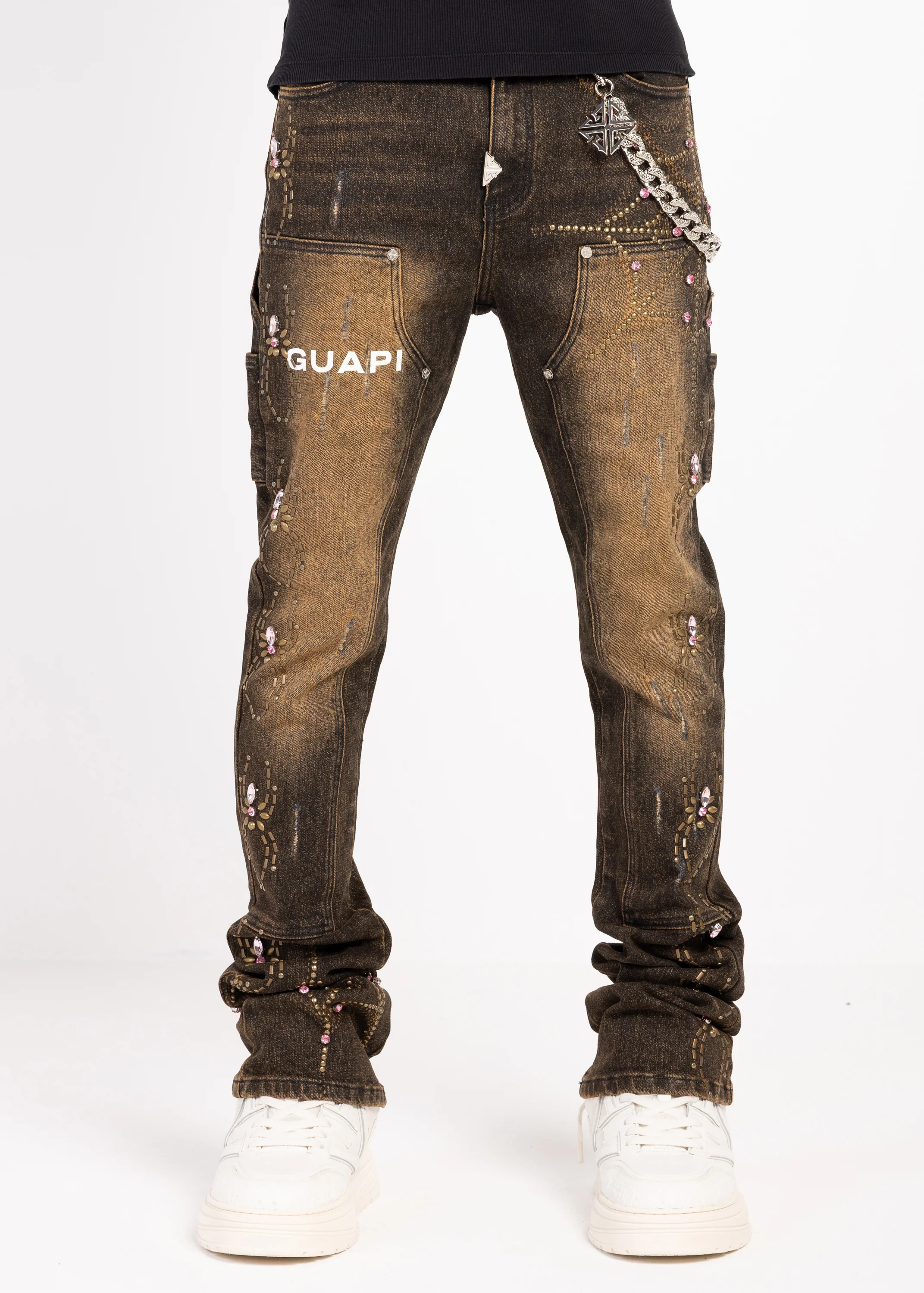 Vintage Brown Spider Denim