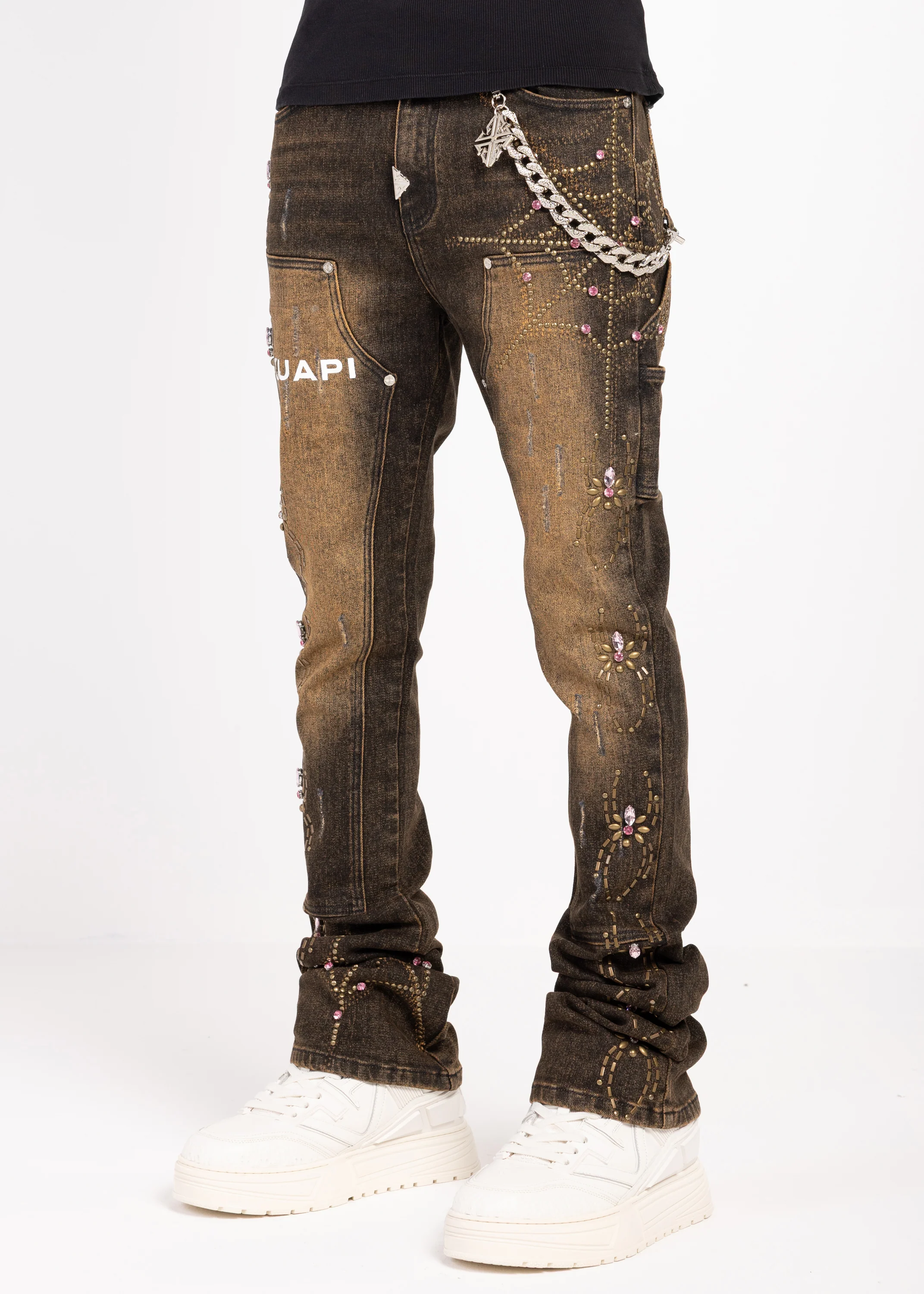 Vintage Brown Spider Denim - Image 2