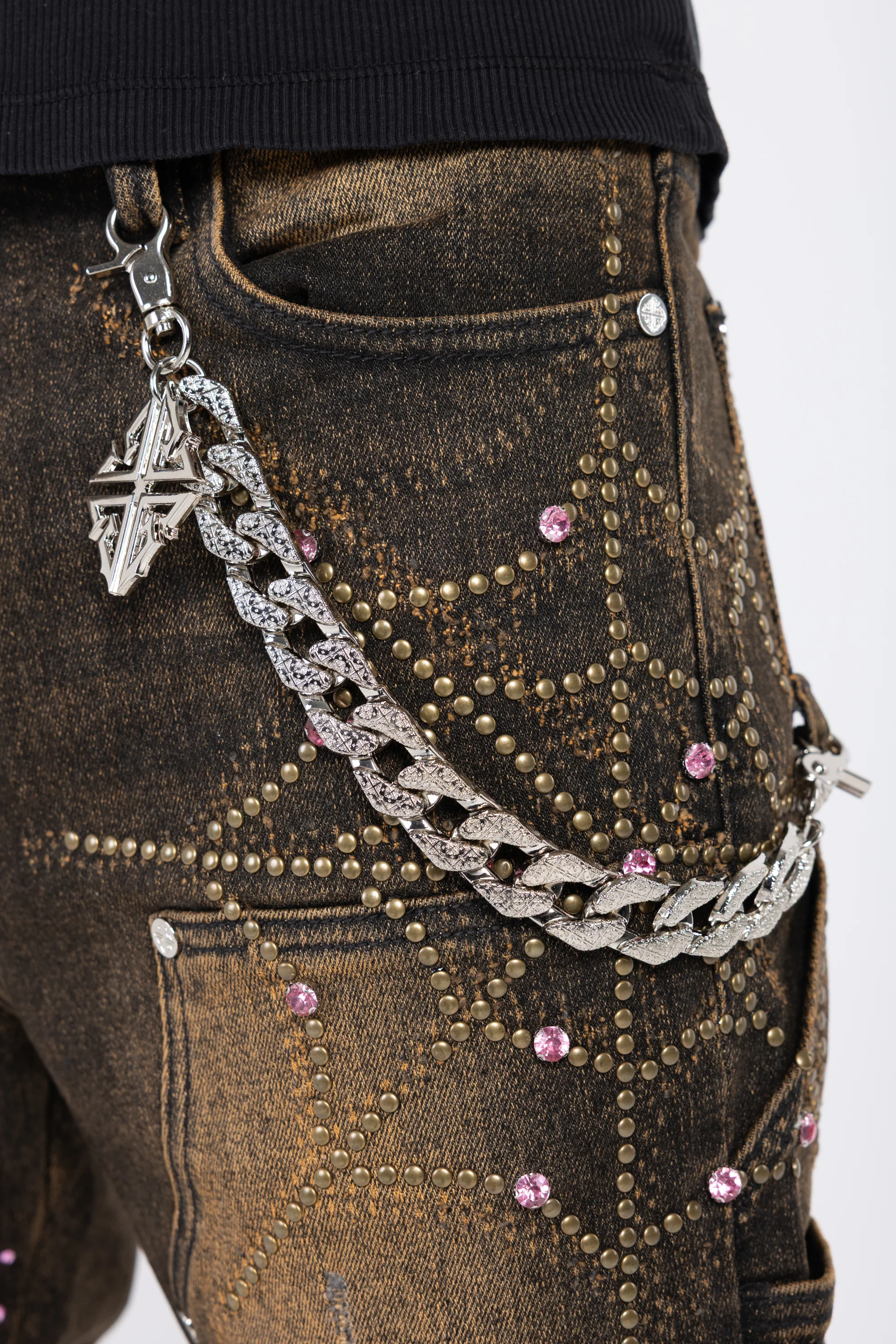 Vintage Brown Spider Denim - Image 6