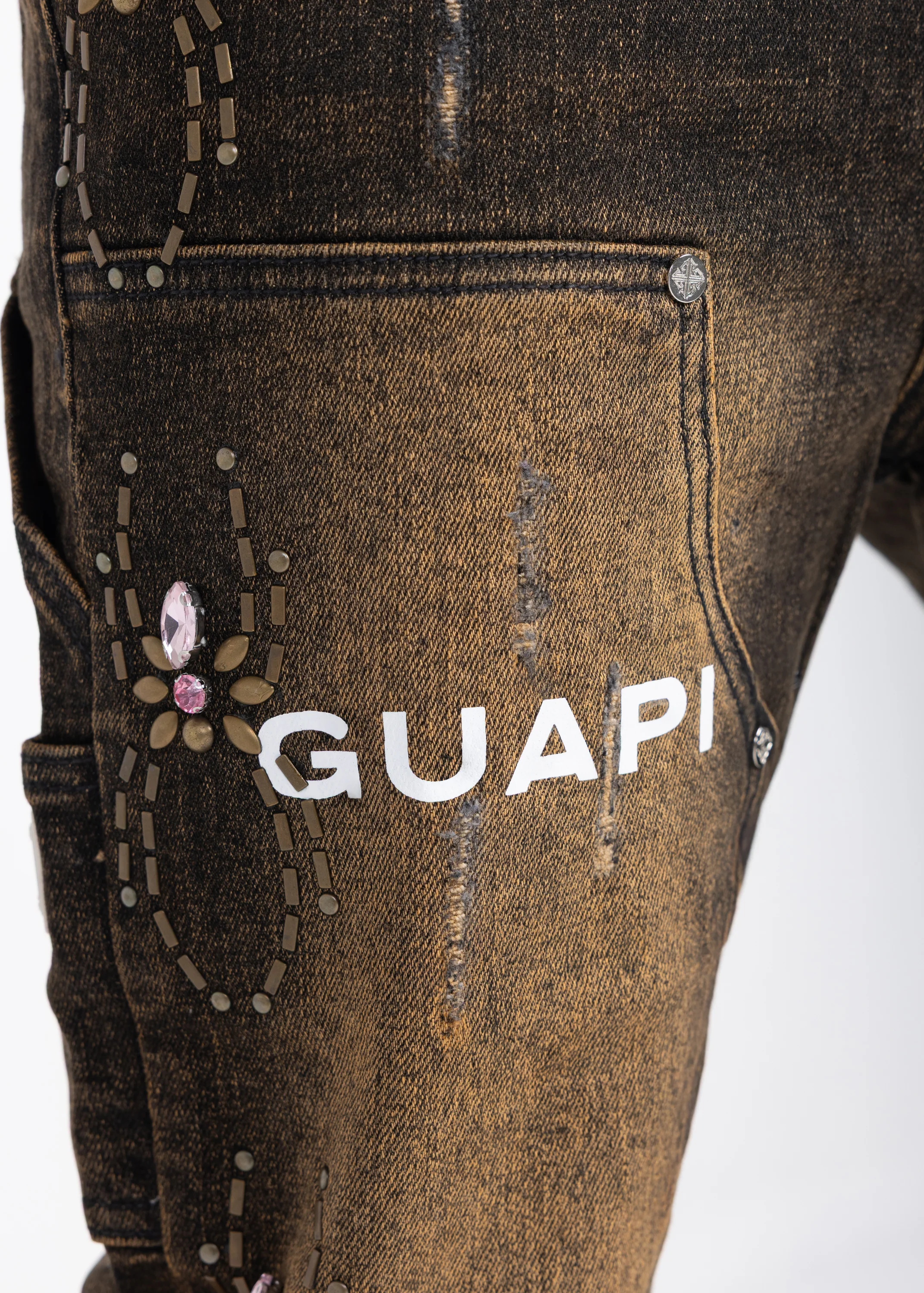 Vintage Brown Spider Denim - Image 8