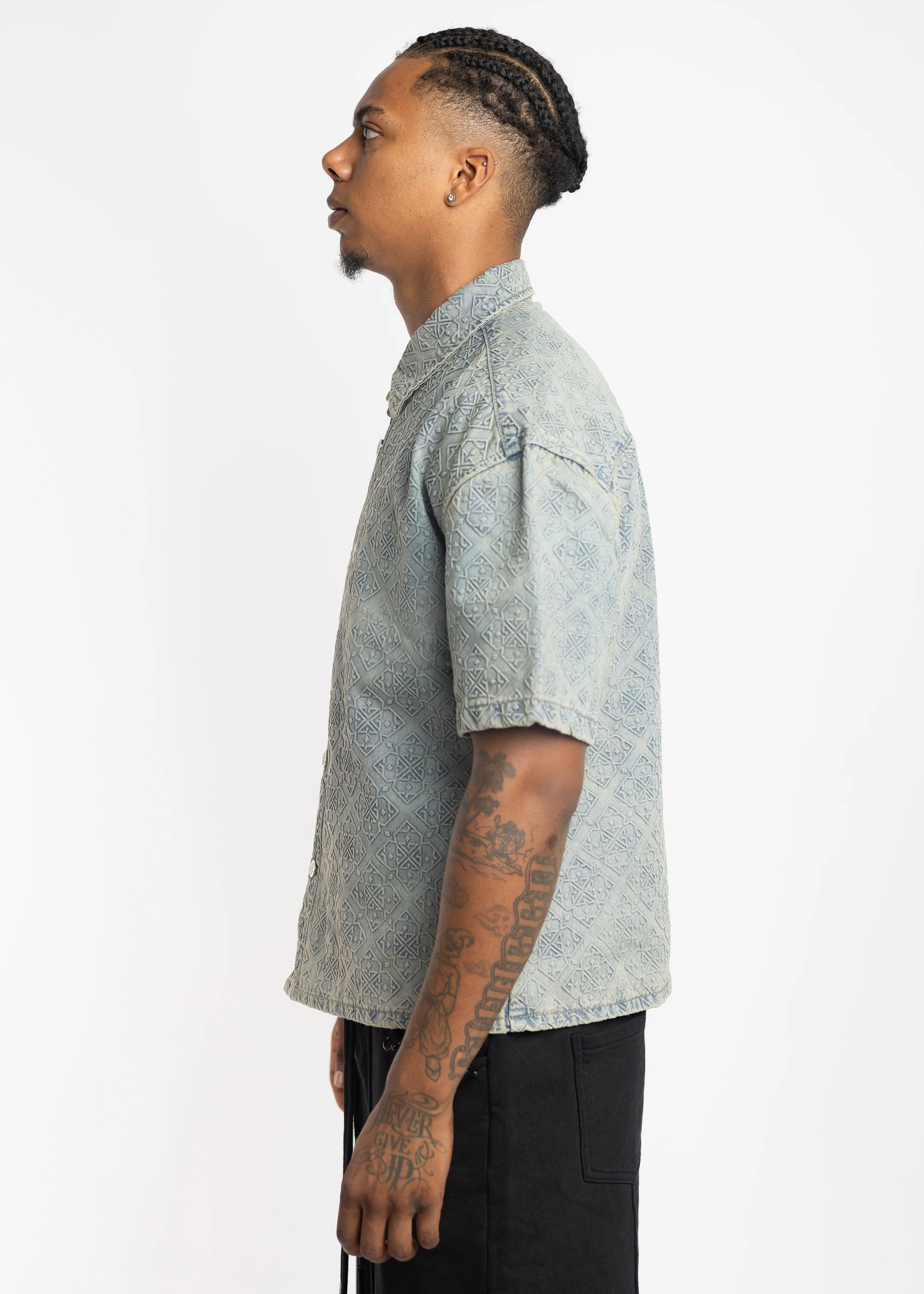 Vintage Blue Denim Shirt - Image 3