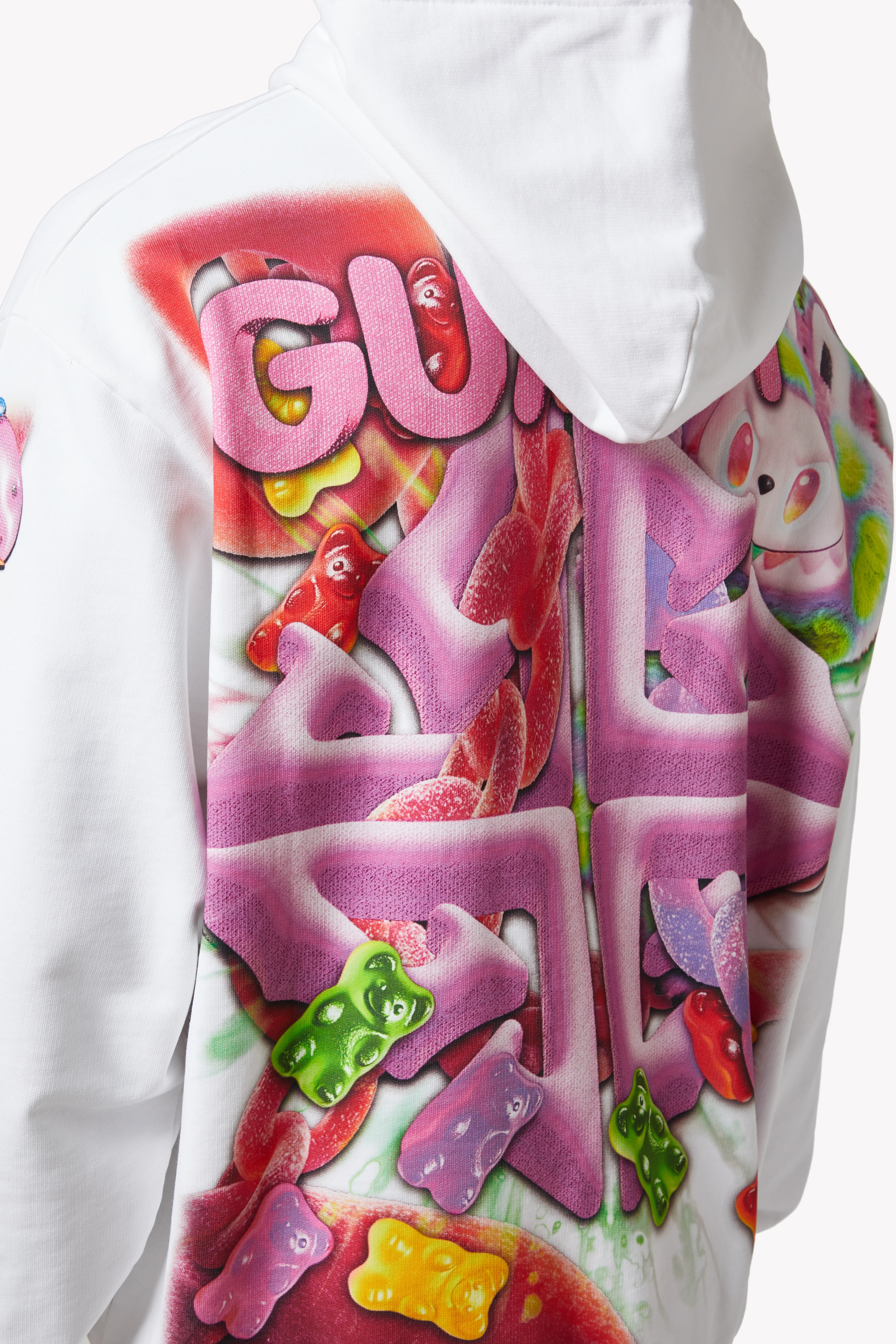 White Candy Riot Hoodie V2 - Image 10