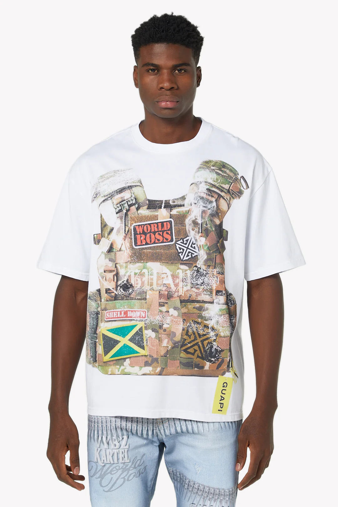 White Commandment Tee