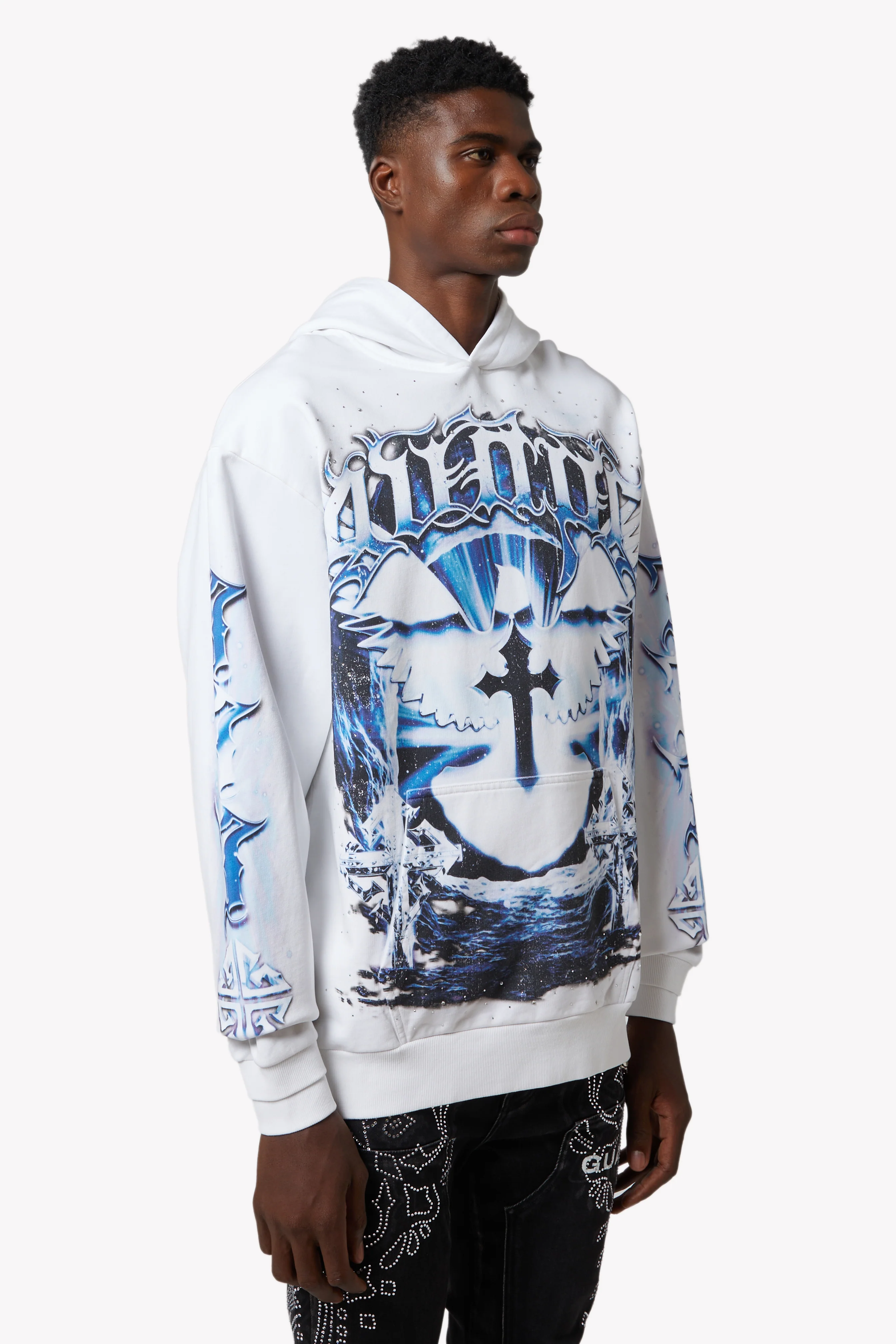 White Heavens Vault Hoodie V1 - Image 8