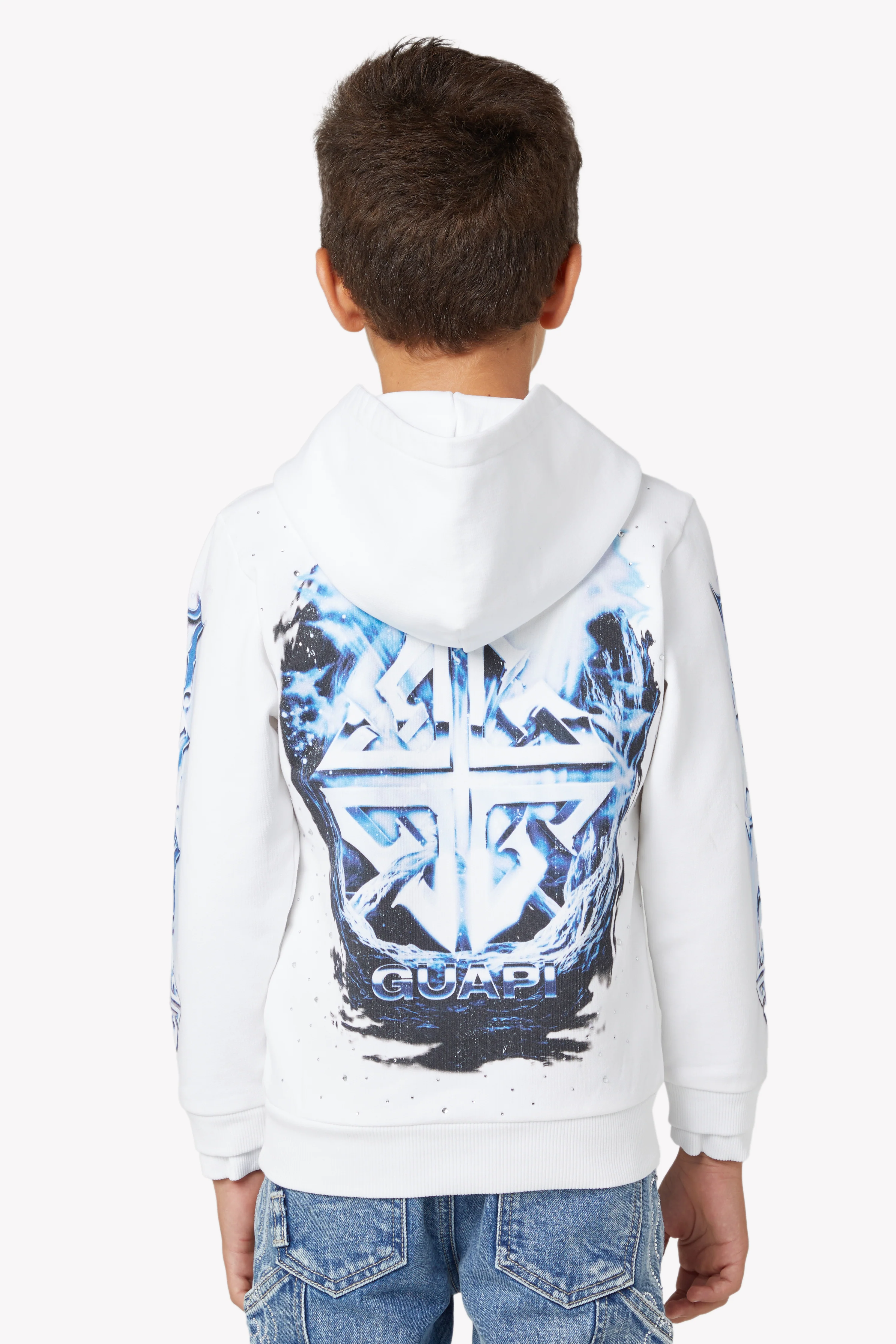 White Heavens Vault Kids Hoodie V1 - Image 3