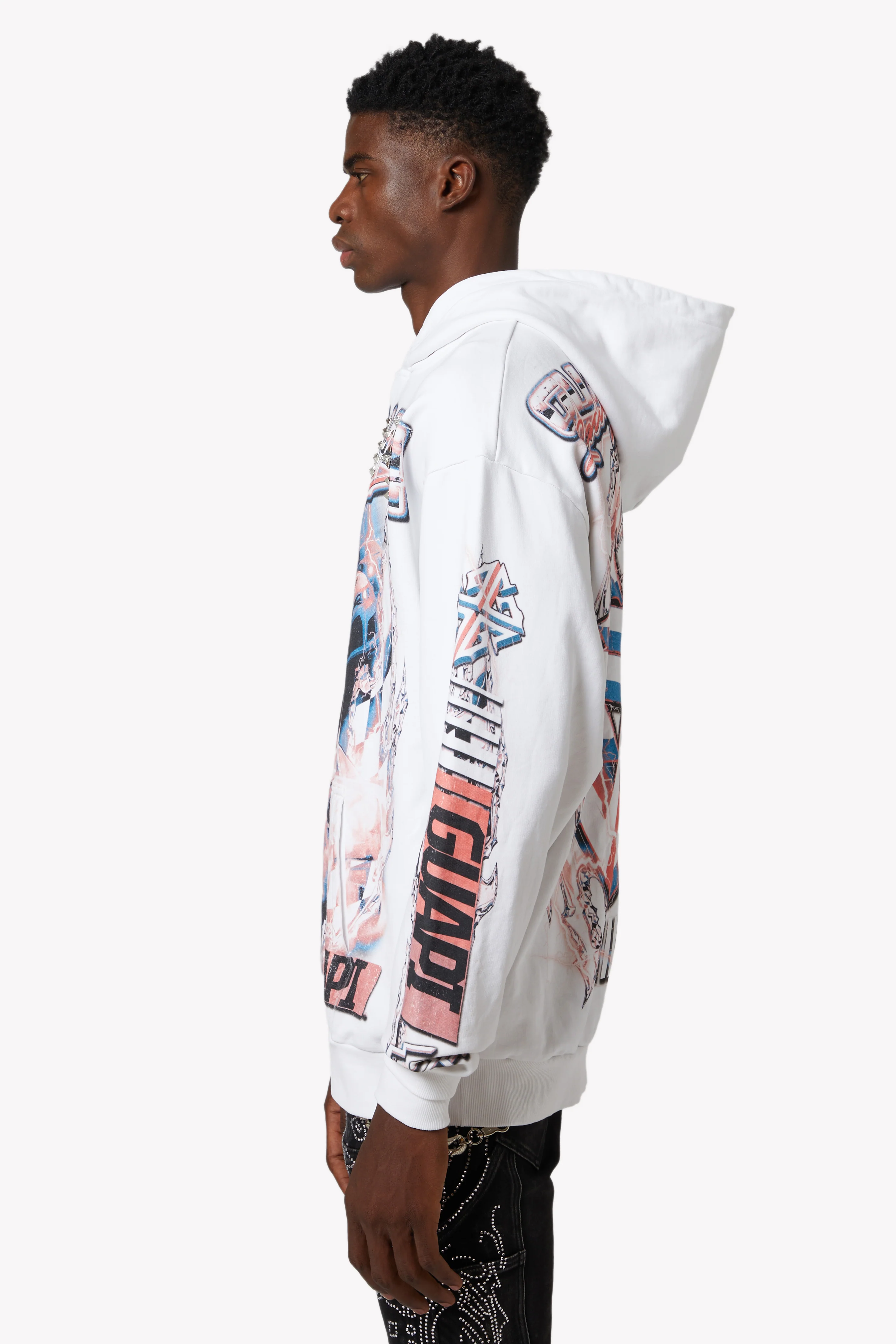 White Nitro Drift Hoodie V1 - Image 3