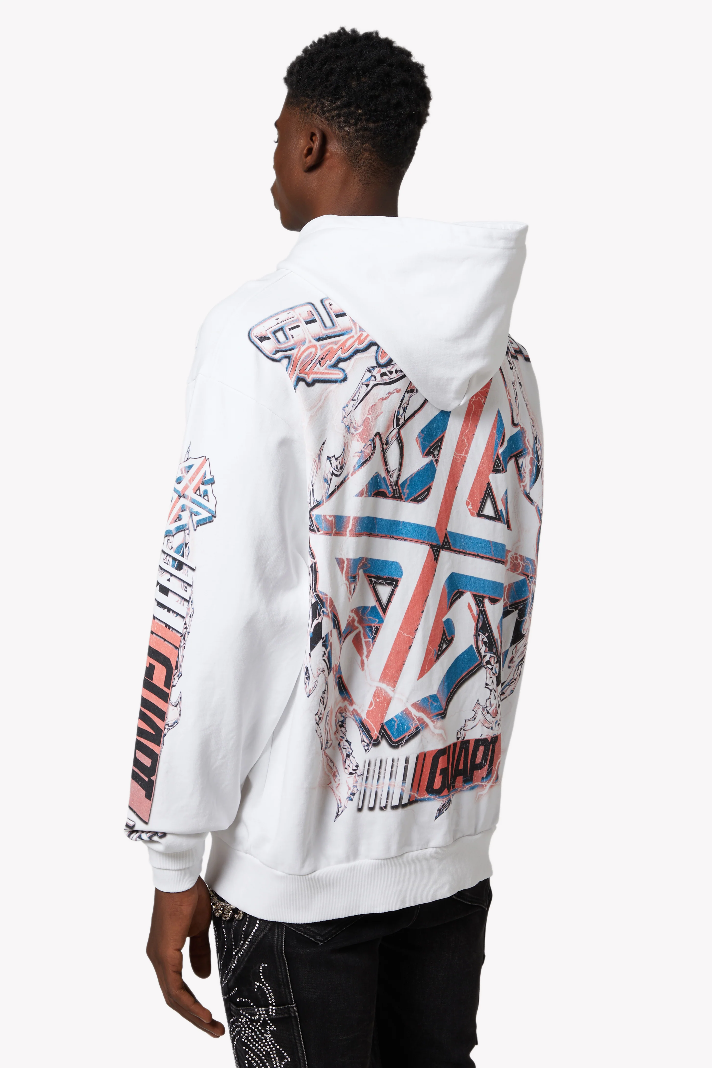 White Nitro Drift Hoodie V1 - Image 4