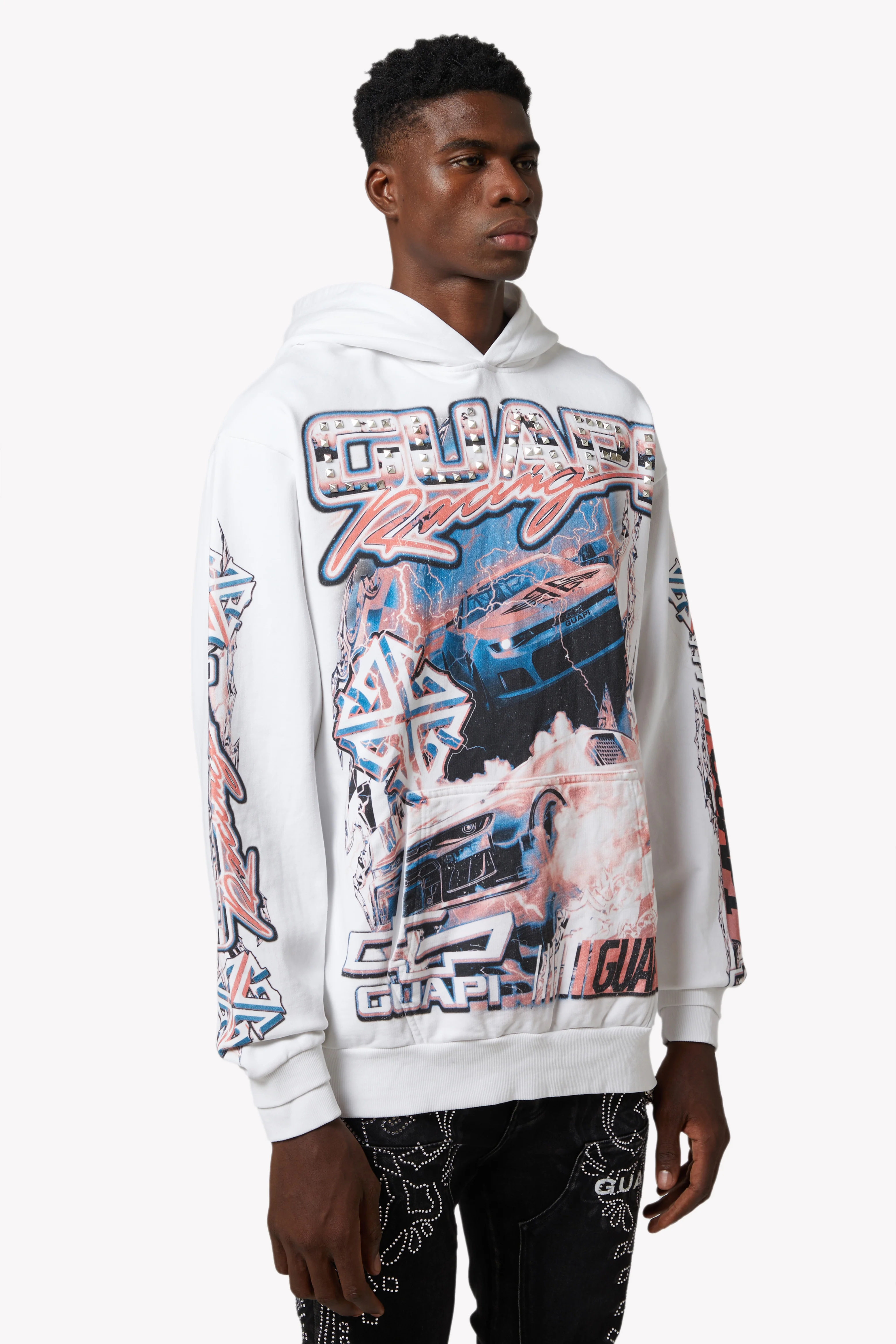 White Nitro Drift Hoodie V1 - Image 8