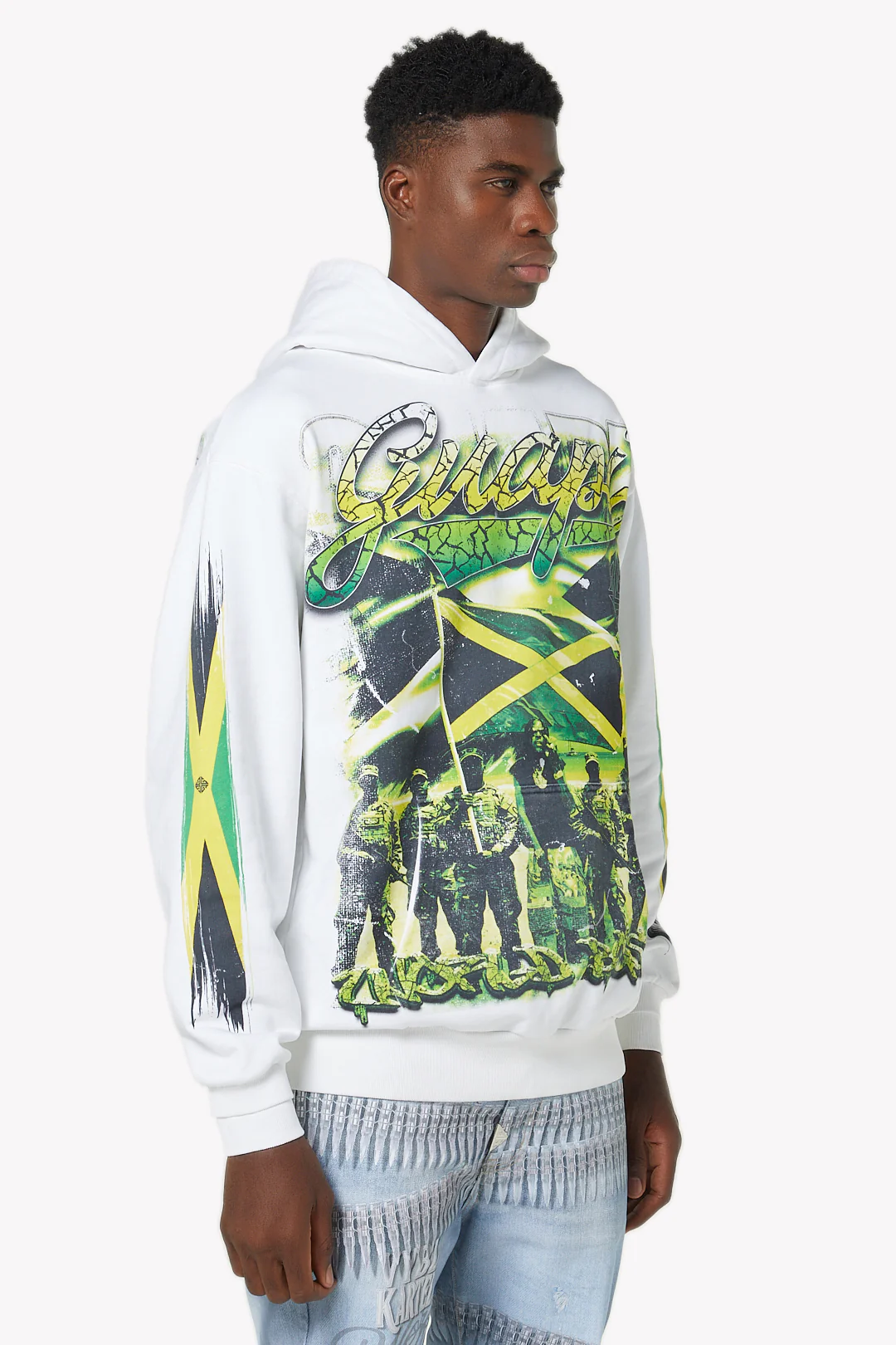 White World Boss Hoodie - Image 6