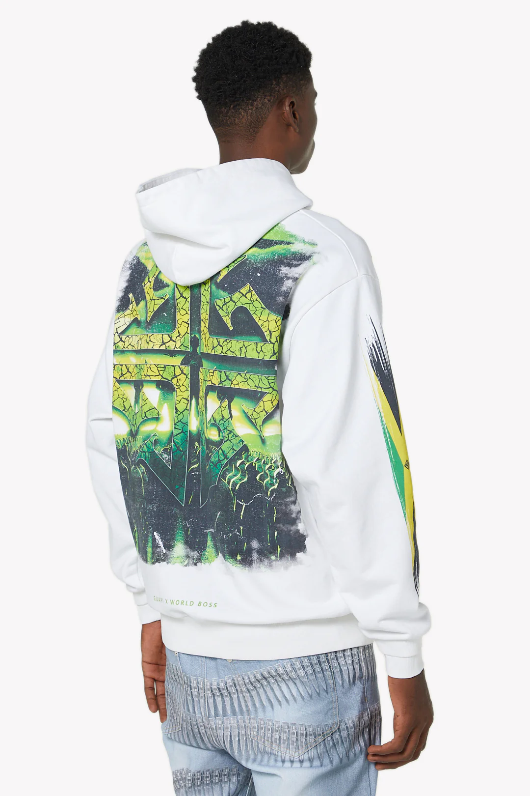 White World Boss Hoodie - Image 7